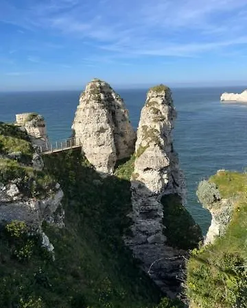 Le Rayon - And Cliffs Acces, Center アパート エトルタ